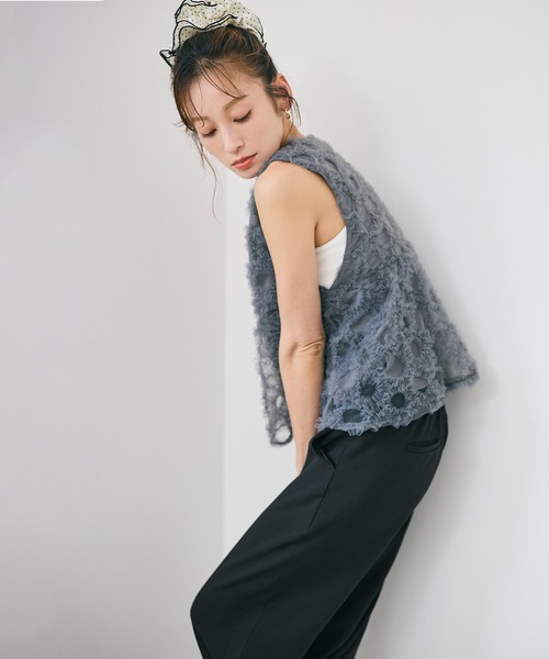coca(coca)(コカ)の「【西山茉希様着用】センターシームスラックスパンツ(スラックス・レディース・グレー/ブラック・L/M/S)」の18枚目の写真