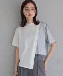 【&g'aime 】チュールレイヤードT Tulle Layered Tee