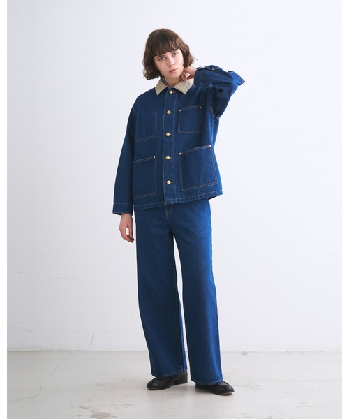 Traditional Weatherwear(トラディショナルウェザーウェア)の「UNIONSLACKS 314D(スラックス・レディース・ブルー・S/XS)」の8枚目の写真