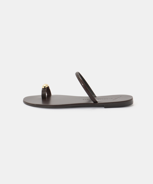 NICOLAS LAINAS（ニコラスライナス）の「【NICOLAS LAINAS/ニコラスライナス】BROWN SNAKE SANDAL（サンダル・レディース・ブラウン・38/37/36）」の5枚目の写真