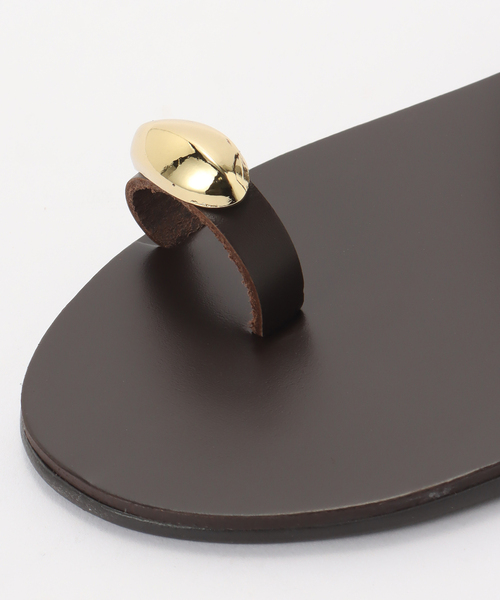 NICOLAS LAINAS（ニコラスライナス）の「【NICOLAS LAINAS/ニコラスライナス】BROWN SNAKE SANDAL（サンダル・レディース・ブラウン・38/37/36）」の11枚目の写真