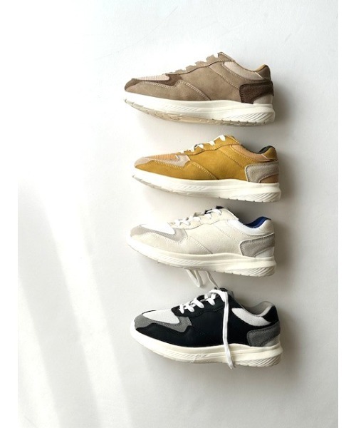 Shake・In cloak(シェイクインクローク)の「ライトスニーカー(スニーカー・レディース・ネイビー/ブラック/Mustard/ホワイト/ベージュ・M/L/LL/S)」の12枚目の写真