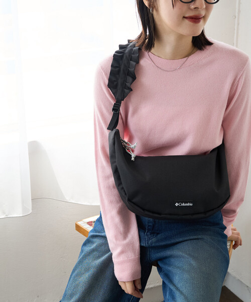 FREAK'S STORE(フリークスストア)の「限定展開 Columbia × FREAK'S STORE/コロンビア 別注 フリル ハンドル バッグ(ショルダーバッグ・レディース・レオパード/ベージュ/オリーブ/ブラック・ONE SIZE)」の18枚目の写真