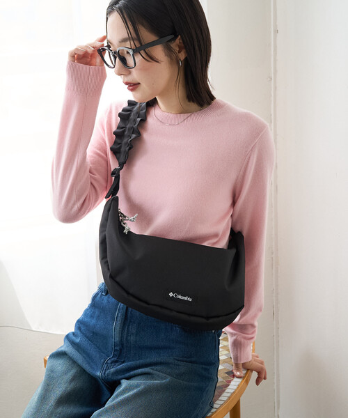 FREAK'S STORE(フリークスストア)の「限定展開 Columbia × FREAK'S STORE/コロンビア 別注 フリル ハンドル バッグ(ショルダーバッグ・レディース・レオパード/ベージュ/オリーブ/ブラック・ONE SIZE)」の19枚目の写真