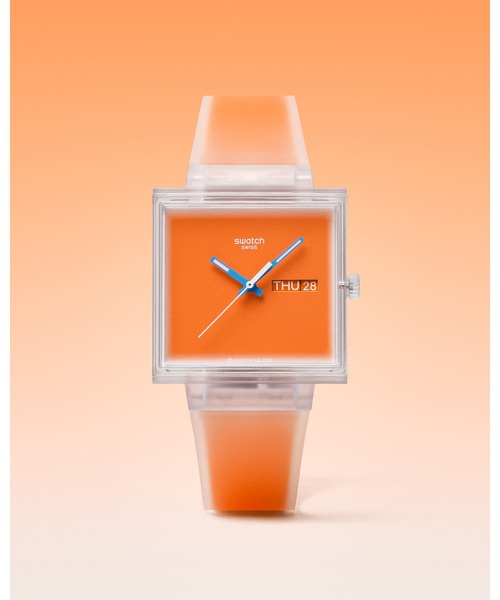SWATCH(スウォッチ)の「WHAT IF…JELLY?(アナログ腕時計・レディース・ブルー/ミント/オレンジ/ブラック/ピンク・FREE)」の5枚目の写真