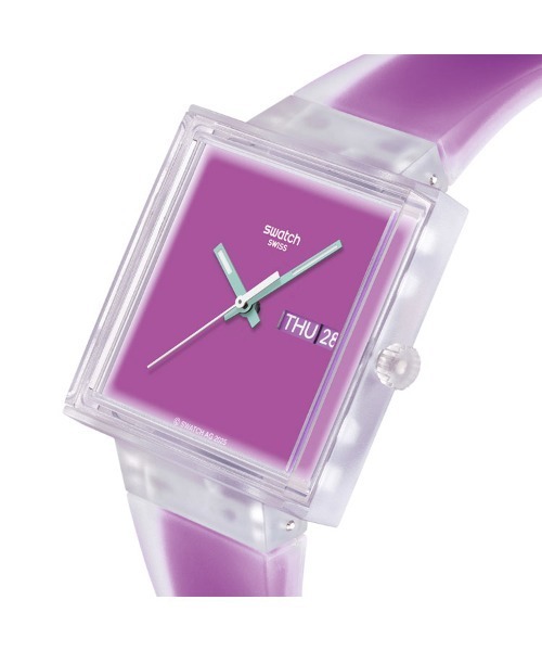 SWATCH(スウォッチ)の「WHAT IF…JELLY?(アナログ腕時計・レディース・ブルー/ミント/オレンジ/ブラック/ピンク・FREE)」の16枚目の写真