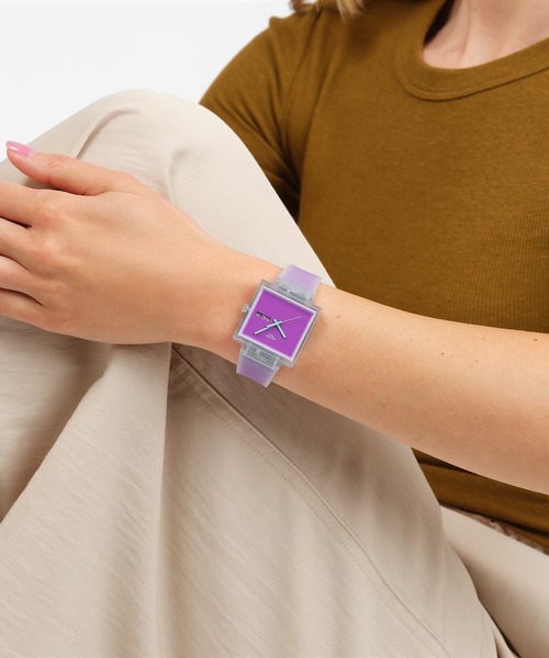 SWATCH(スウォッチ)の「WHAT IF…JELLY?(アナログ腕時計・レディース・ブルー/ミント/オレンジ/ブラック/ピンク・FREE)」の18枚目の写真