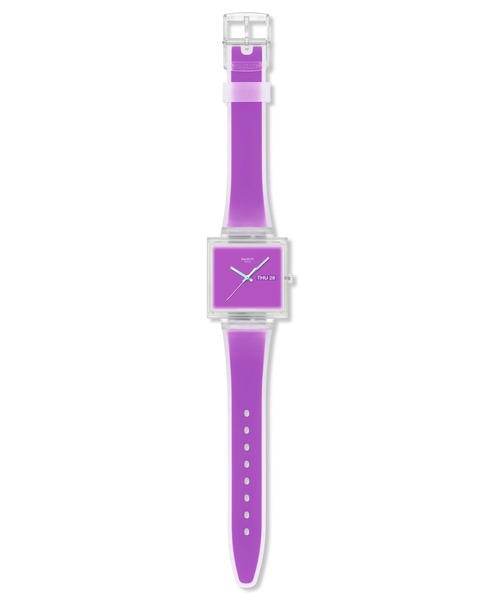 SWATCH(スウォッチ)の「WHAT IF…JELLY?(アナログ腕時計・レディース・ブルー/ミント/オレンジ/ブラック/ピンク・FREE)」の17枚目の写真