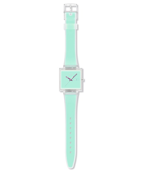 SWATCH(スウォッチ)の「WHAT IF…JELLY?(アナログ腕時計・レディース・ブルー/ミント/オレンジ/ブラック/ピンク・FREE)」の8枚目の写真