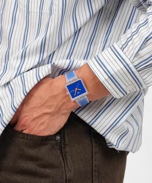 SWATCH(スウォッチ)の「WHAT IF…JELLY?(アナログ腕時計・レディース・ブルー/ミント/オレンジ/ブラック/ピンク・FREE)」の14枚目の写真