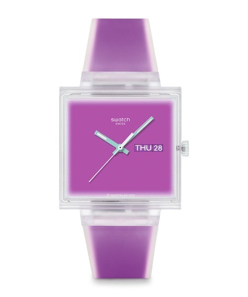 SWATCH(スウォッチ)の「WHAT IF…JELLY?(アナログ腕時計・レディース・ブルー/ミント/オレンジ/ブラック/ピンク・FREE)」の15枚目の写真