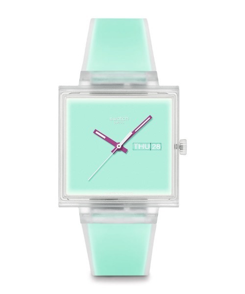 SWATCH(スウォッチ)の「WHAT IF…JELLY?(アナログ腕時計・レディース・ブルー/ミント/オレンジ/ブラック/ピンク・FREE)」の6枚目の写真