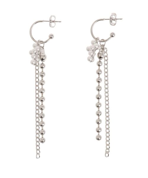EVRIS（エヴリス）の「CROSS MOTIF CHAIN ピアス（ピアス（両耳用）・レディース・シルバー/ゴールド・FREE）」の10枚目の写真