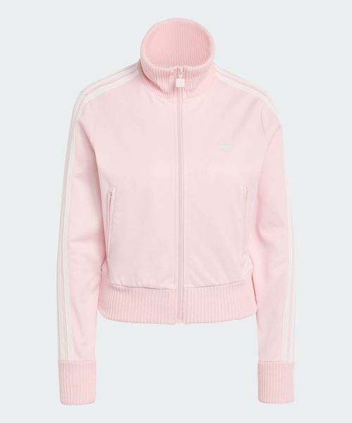 adidas（アディダス）の「ニット クロシェ ディテール ファイヤーバード トラックトップ / ジャージ / トラックジャケット / アディダスオリジナルス adidas Originals（ジャージ・レディース・ピンク・XX-LARGE/LARGE/MEDIUM/SMALL/X-LARGE）」の4枚目の写真
