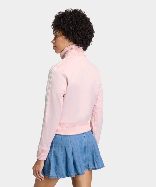 adidas（アディダス）の「ニット クロシェ ディテール ファイヤーバード トラックトップ / ジャージ / トラックジャケット / アディダスオリジナルス adidas Originals（ジャージ・レディース・ピンク・XX-LARGE/LARGE/MEDIUM/SMALL/X-LARGE）」の2枚目の写真