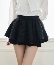 one after another NICE CLAUP | 【Premium order/セットアップ可能/ジャケット別売り】レイヤード風フレアミニスカート(スカート)