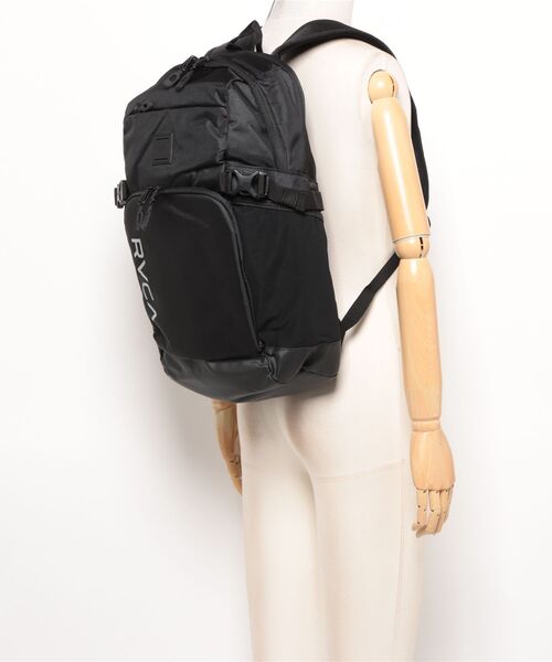 RVCA(ルーカ)の「RVCA メンズ LEVEL UP BACKPACK バックパック/リュック 【2026年秋冬モデル】(バックパック/リュック・メンズ・ブラック・FREE)」の6枚目の写真
