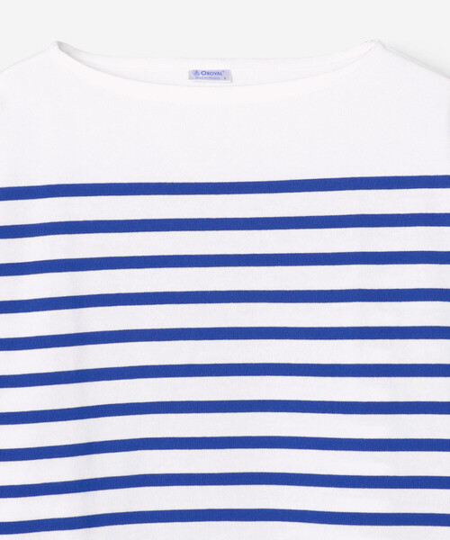 ORCIVAL(オーシバル)の「ORCIVAL | ラッセル ボートネック ワイドセーラーTシャツ MEN(Tシャツ/カットソー・メンズ・ブラック系その他/ブルー系その他/ベージュ系その他/ブラウン系その他・5/3/4)」の7枚目の写真