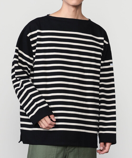 ORCIVAL(オーシバル)の「ORCIVAL | ラッセル ボートネック ワイドセーラーTシャツ MEN(Tシャツ/カットソー・メンズ・ブラック系その他/ブルー系その他/ベージュ系その他/ブラウン系その他・5/3/4)」の17枚目の写真