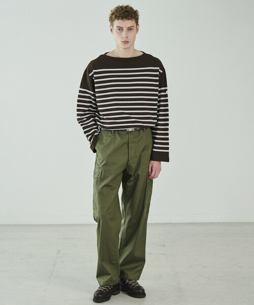 ORCIVAL(オーシバル)の「ORCIVAL | ラッセル ボートネック ワイドセーラーTシャツ MEN(Tシャツ/カットソー・メンズ・ブラック系その他/ブルー系その他/ベージュ系その他/ブラウン系その他・5/3/4)」の21枚目の写真