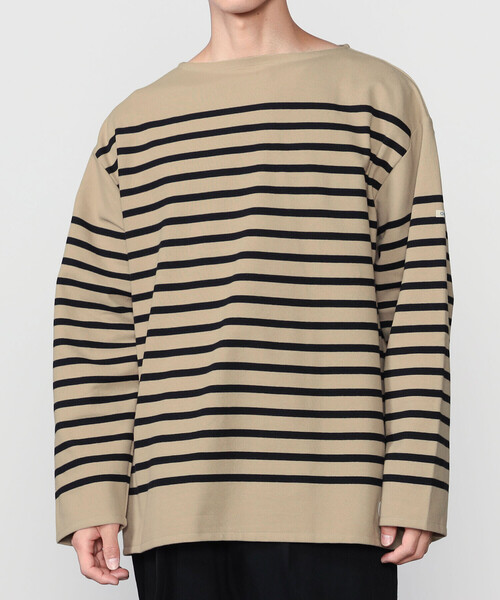 ORCIVAL(オーシバル)の「ORCIVAL | ラッセル ボートネック ワイドセーラーTシャツ MEN(Tシャツ/カットソー・メンズ・ブラック系その他/ブルー系その他/ベージュ系その他/ブラウン系その他・5/3/4)」の3枚目の写真