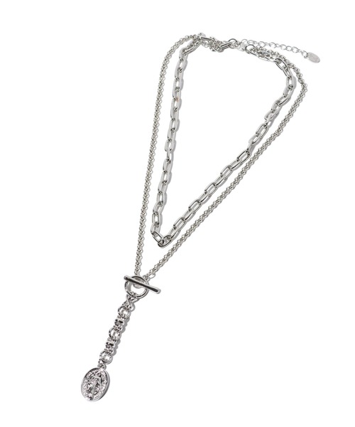 glamb(グラム)の「Maria Charm Necklace / マリアチャームネックレス(ネックレス・メンズ・シルバー・FREE)」の3枚目の写真