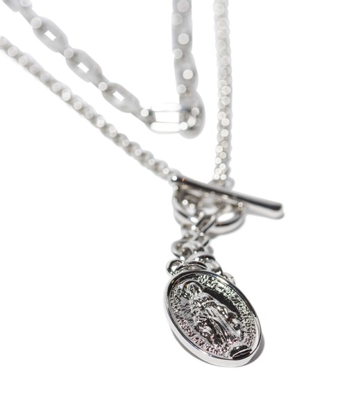glamb(グラム)の「Maria Charm Necklace / マリアチャームネックレス(ネックレス・メンズ・シルバー・FREE)」の5枚目の写真