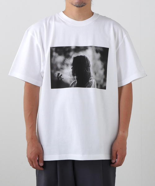 CALMANTHOLOGY（カルマンソロジー）の「ANTHOLOGY / アンソロジー CIGARETTE T-shirt（Tシャツ/カットソー・メンズ・ホワイト/ブラック・LARGE/X-LARGE/MEDIUM）」の14枚目の写真