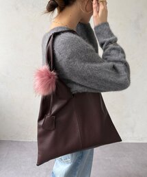 【WEB限定】ポンポンチャーム付ショッパー