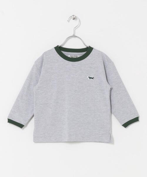 TOWNCRAFT(タウンクラフト)の「『別注』PENNEYS×DOORS THE FOX 配色ロングスリーブTシャツ(KIDS)(Tシャツ/カットソー・キッズ・ブラウン系その他/グレー系その他・105/120/135)」の12枚目の写真