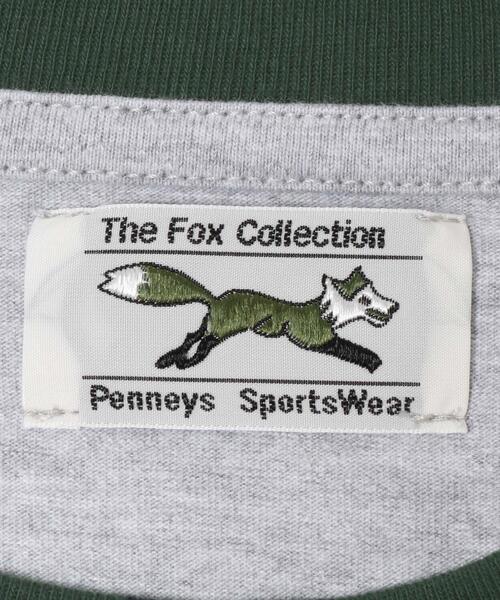 TOWNCRAFT(タウンクラフト)の「『別注』PENNEYS×DOORS THE FOX 配色ロングスリーブTシャツ(KIDS)(Tシャツ/カットソー・キッズ・ブラウン系その他/グレー系その他・105/120/135)」の17枚目の写真