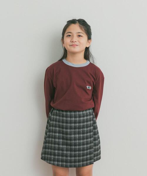TOWNCRAFT(タウンクラフト)の「『別注』PENNEYS×DOORS THE FOX 配色ロングスリーブTシャツ(KIDS)(Tシャツ/カットソー・キッズ・ブラウン系その他/グレー系その他・105/120/135)」の21枚目の写真