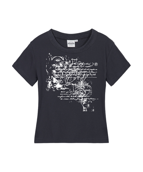 PRIMATE（プライメイト）の「RAGE レディース スリムフィット 半袖Tシャツ 6 COLORS（Tシャツ/カットソー・レディース・カーキ/ブラック/チャコール/ラベンダー/ホワイト/クリーム・LARGE/MEDIUM/SMALL）」の3枚目の写真