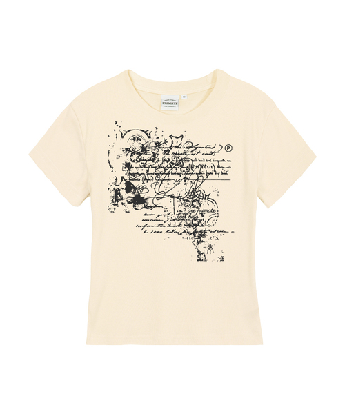 PRIMATE（プライメイト）の「RAGE レディース スリムフィット 半袖Tシャツ 6 COLORS（Tシャツ/カットソー・レディース・カーキ/ブラック/チャコール/ラベンダー/ホワイト/クリーム・LARGE/MEDIUM/SMALL）」の4枚目の写真