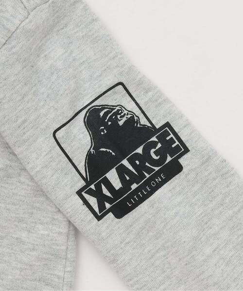 XLARGE KIDS(エクストララージキッズ)の「ビッグロゴ2WAYオール(ロンパース・キッズ・ブラック/トップグレー・50-70cm)」の7枚目の写真