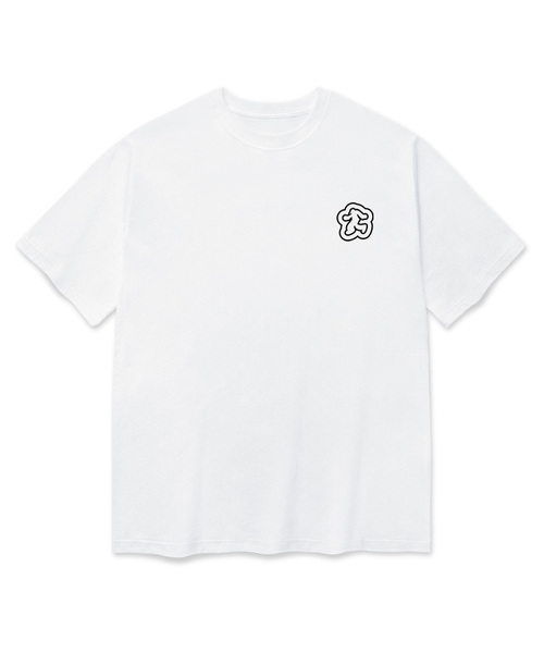 HALFNINE(ハーフナイン)の「レピティション 半袖Tシャツ F04BRD_HBX10985(Tシャツ/カットソー・メンズ・ホワイト/ブラック/ブルー/グレー系その他・S/XL/L/M)」の2枚目の写真