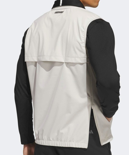 adidas(アディダス)の「ウーブンVネックベスト【adidas Golf/アディダスゴルフ】(ベスト・メンズ・ホワイト・LARGE/XX-LARGE/SMALL/X-LARGE/MEDIUM)」の3枚目の写真