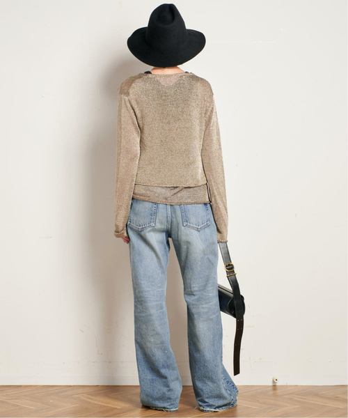 NEEDBY heritage（ニードバイヘリテージ）の「【NEEDBY heritage/ニードバイヘリテージ】別注Flare Fit Denim（デニムパンツ・レディース・ブルー・26/27/24/25）」の2枚目の写真