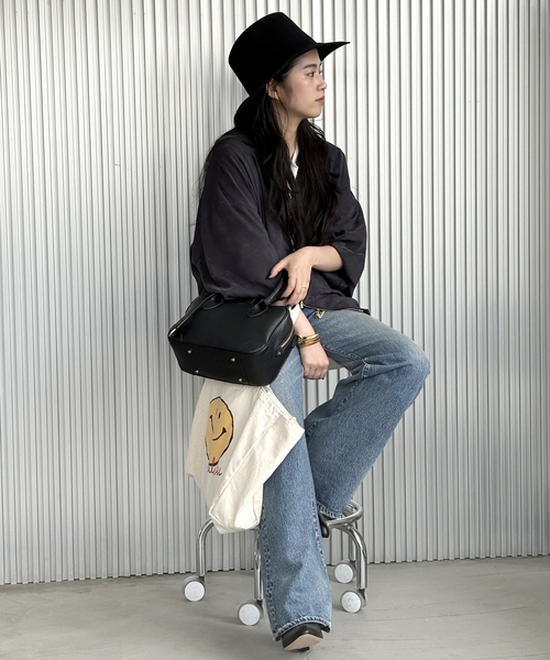 NEEDBY heritage（ニードバイヘリテージ）の「【NEEDBY heritage/ニードバイヘリテージ】別注Flare Fit Denim（デニムパンツ・レディース・ブルー・26/27/24/25）」の4枚目の写真