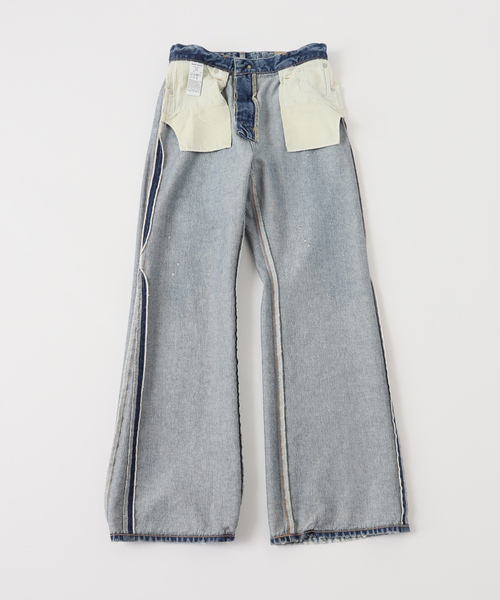 NEEDBY heritage（ニードバイヘリテージ）の「【NEEDBY heritage/ニードバイヘリテージ】別注Flare Fit Denim（デニムパンツ・レディース・ブルー・26/27/24/25）」の21枚目の写真