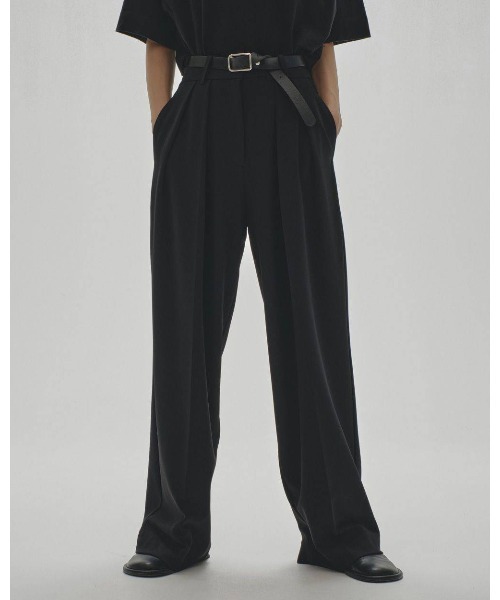 TODAYFUL（トゥデイフル）の「TODAYFUL Doubletuck Twill Trousers（その他パンツ・レディース・ブラック・38/36）」の10枚目の写真