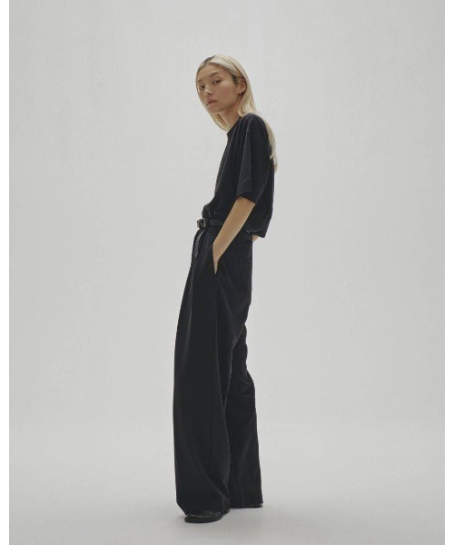 TODAYFUL（トゥデイフル）の「TODAYFUL Doubletuck Twill Trousers（その他パンツ・レディース・ブラック・38/36）」の2枚目の写真