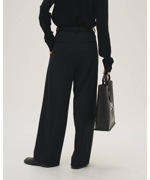 TODAYFUL（トゥデイフル）の「TODAYFUL Doubletuck Twill Trousers（その他パンツ・レディース・ブラック・38/36）」の7枚目の写真