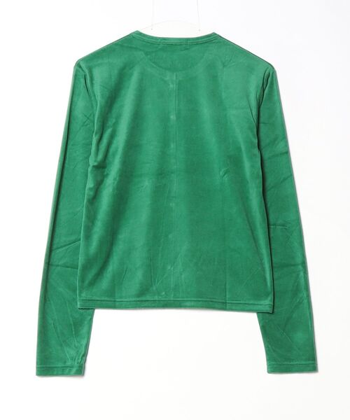 THE SHINZONE(ザ シンゾーン)の「VELOUR CARDIGAN 26AMSCU05(カーディガン/ボレロ・レディース・ネイビー/ベージュ/グリーン・FREE)」の4枚目の写真