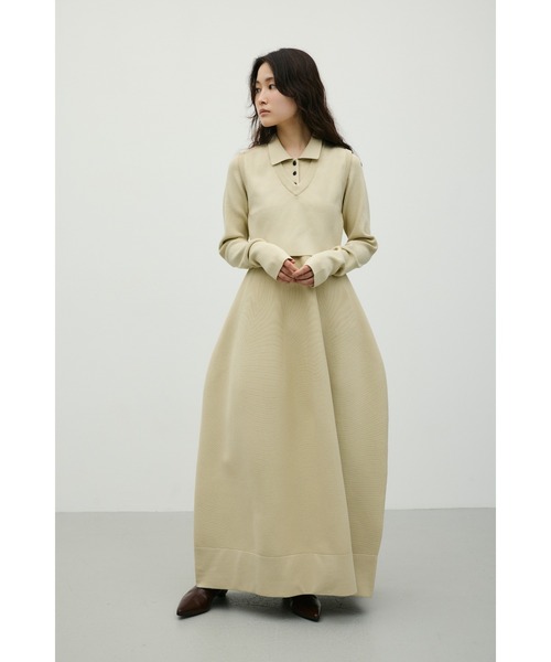 STYLEMIXER(スタイルミキサー)の「2ピースベストレイヤードワンピース(ワンピース・レディース・ブラウン/ブラック/ベージュ/ネイビー・SMALL/MEDIUM)」の6枚目の写真
