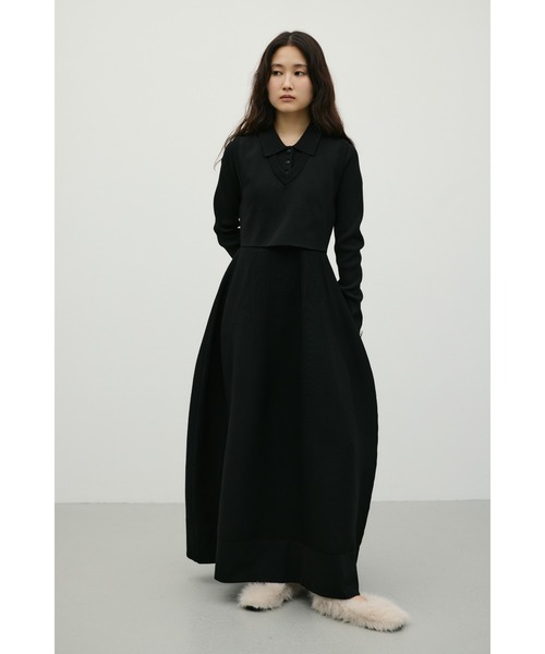 STYLEMIXER(スタイルミキサー)の「2ピースベストレイヤードワンピース(ワンピース・レディース・ブラウン/ブラック/ベージュ/ネイビー・SMALL/MEDIUM)」の21枚目の写真