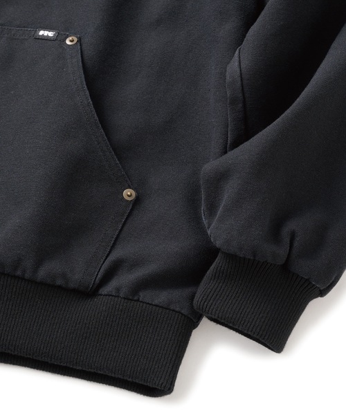 FTC（エフティーシー）の「WASHED HOODED WORK JACKET（その他アウター・メンズ・ブルー系その他/その他/ブラック・MEDIUM/LARGE/X-LARGE）」の6枚目の写真