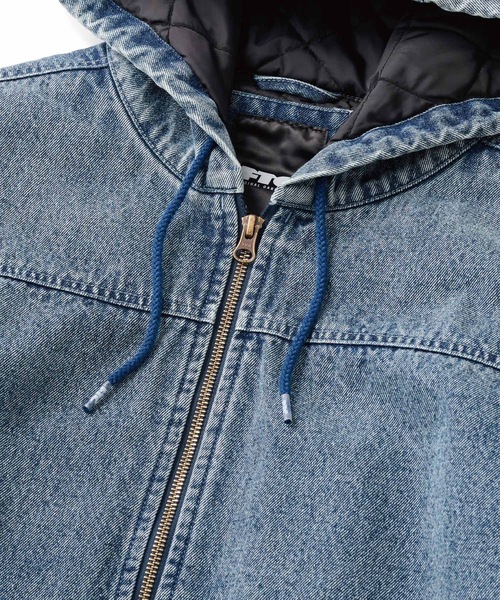 FTC（エフティーシー）の「WASHED HOODED WORK JACKET（その他アウター・メンズ・ブルー系その他/その他/ブラック・MEDIUM/LARGE/X-LARGE）」の9枚目の写真