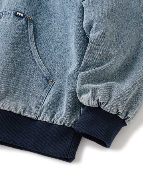 FTC（エフティーシー）の「WASHED HOODED WORK JACKET（その他アウター・メンズ・ブルー系その他/その他/ブラック・MEDIUM/LARGE/X-LARGE）」の10枚目の写真
