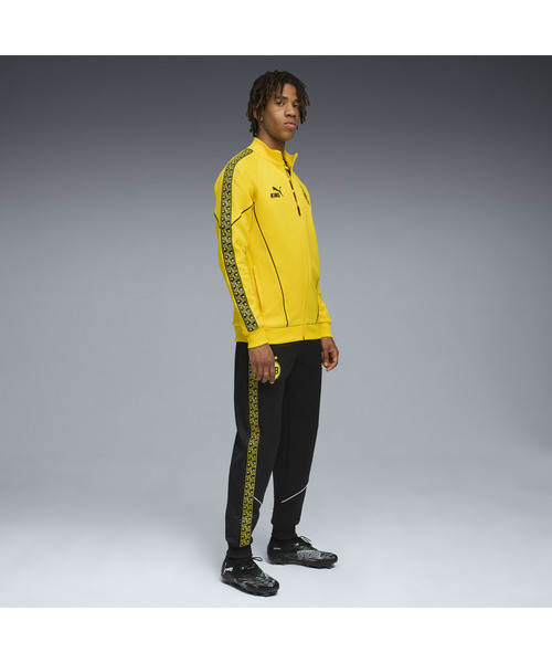 PUMA(プーマ)の「PUMA プーマ メンズ ボルシア ドルトムントキング アンセム ジャケット(ジャージ・メンズ・イエロー×ブラック・SMALL/MEDIUM/X-SMALL/X-LARGE)」の3枚目の写真